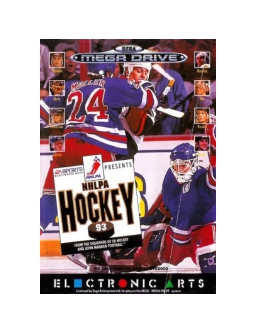 JEU MEGA DRIVE NHLPA HOCKEY 93 - COMPLET