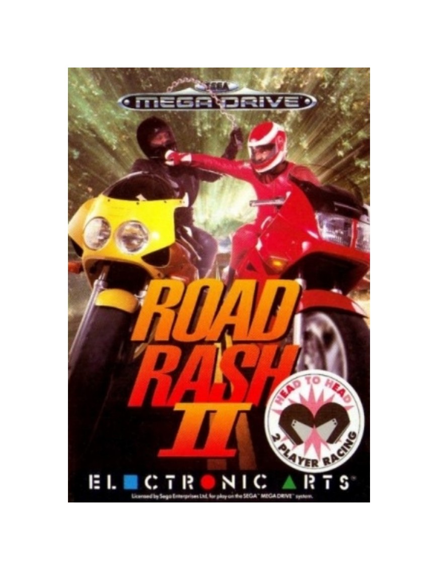 JEU MEGA DRIVE ROAD RASH II