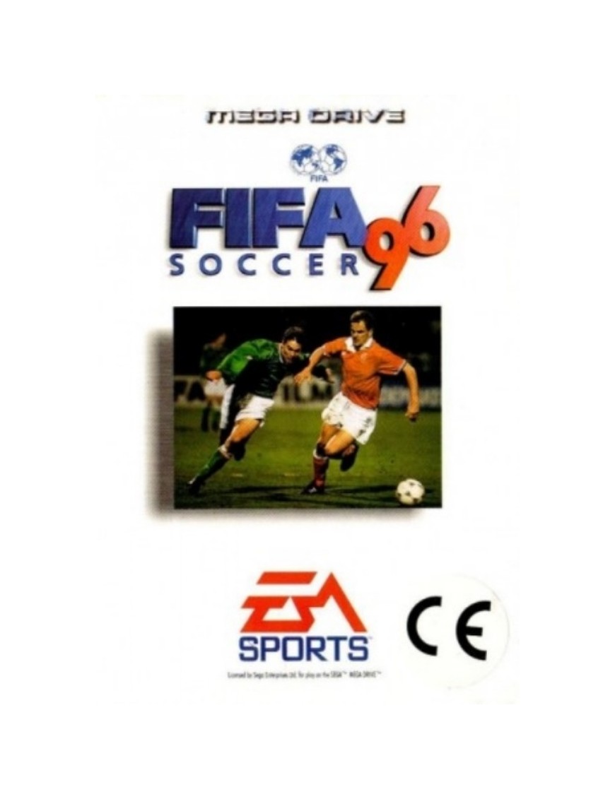 JEU MEGA DRIVE FIFA SOCCER 96
