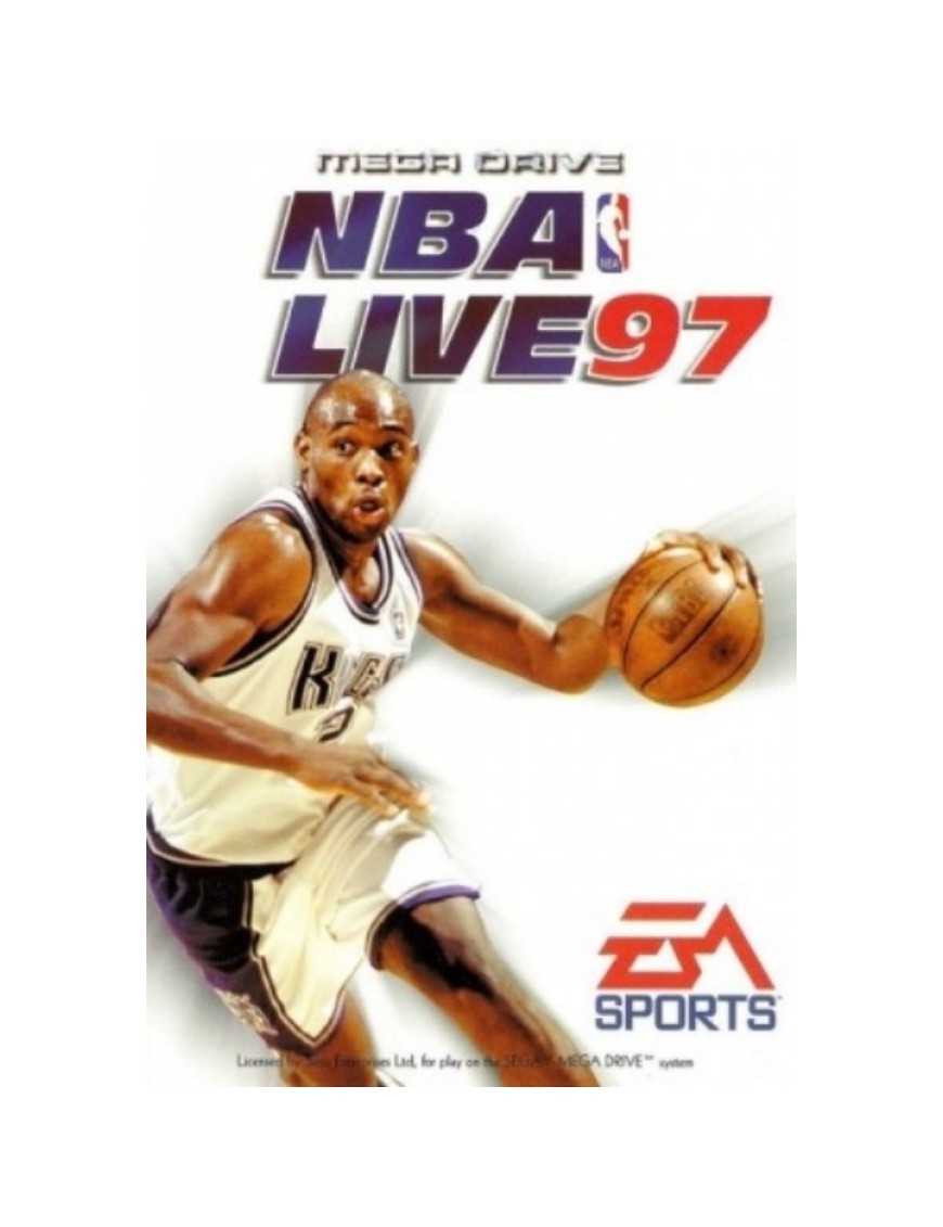 JEU MEGA DRIVE NBA LIVE 97 - COMPLET