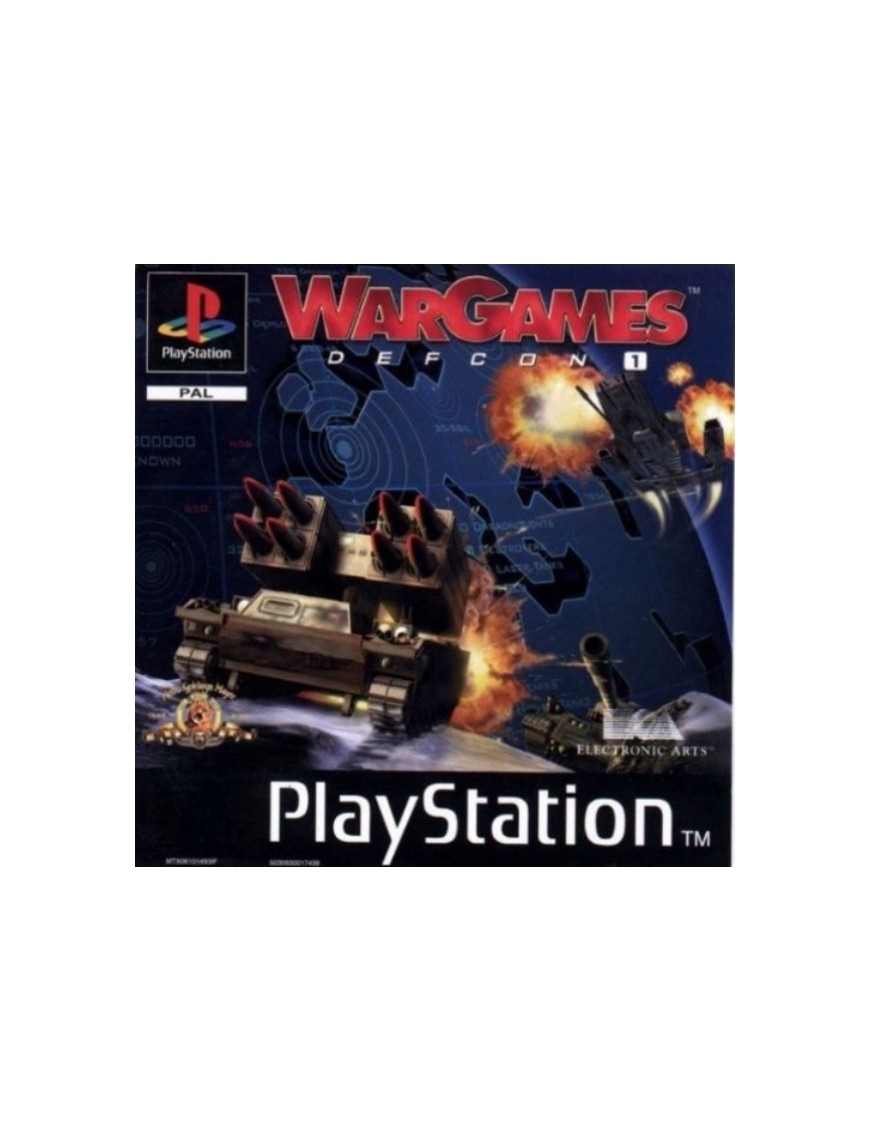 JEU PS1 WARGAMES DEFCON 1 - COMPLET