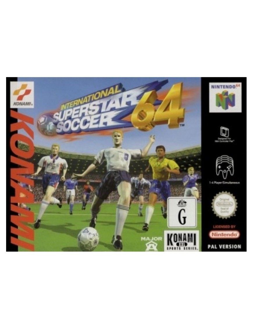 JEU N64 INTERNATIONAL SUPERSTAR SOCCER 64 - SANS BOITE