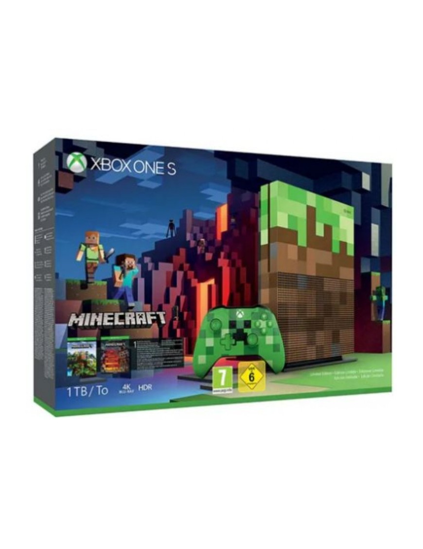 MICROSOFT XBOX ONE S EDITION MINECRAFT - EN BOITE