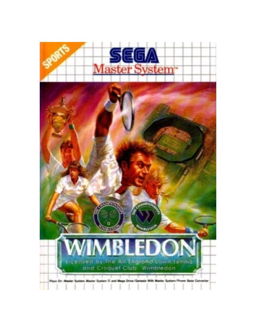 JEU MASTER SYSTEM WIMBLEDON