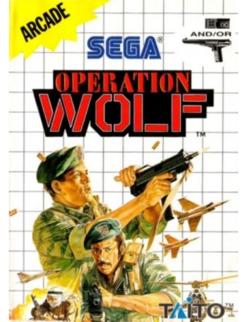 JEU MASTER SYSTEM OPERATION WOLF - COMPLET