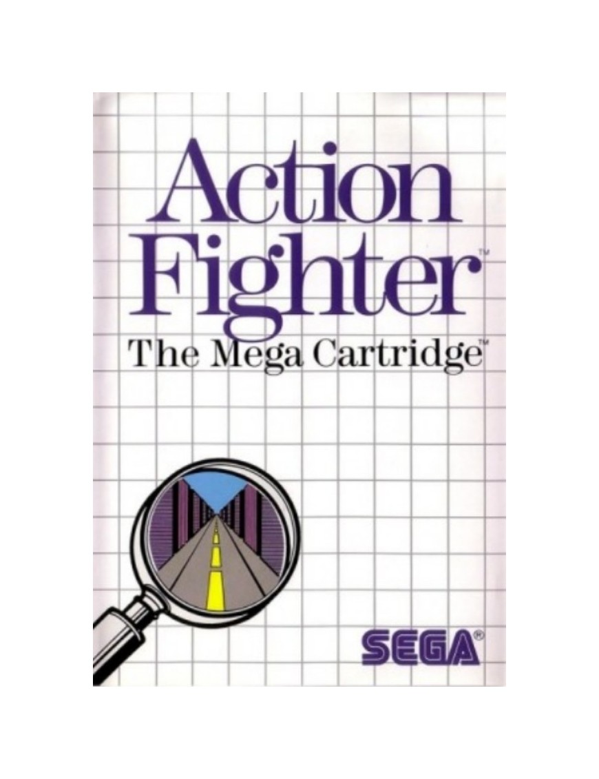 JEU MASTER SYSTEM  ACTION FIGHTER - THE MEGA CARTRIDGE