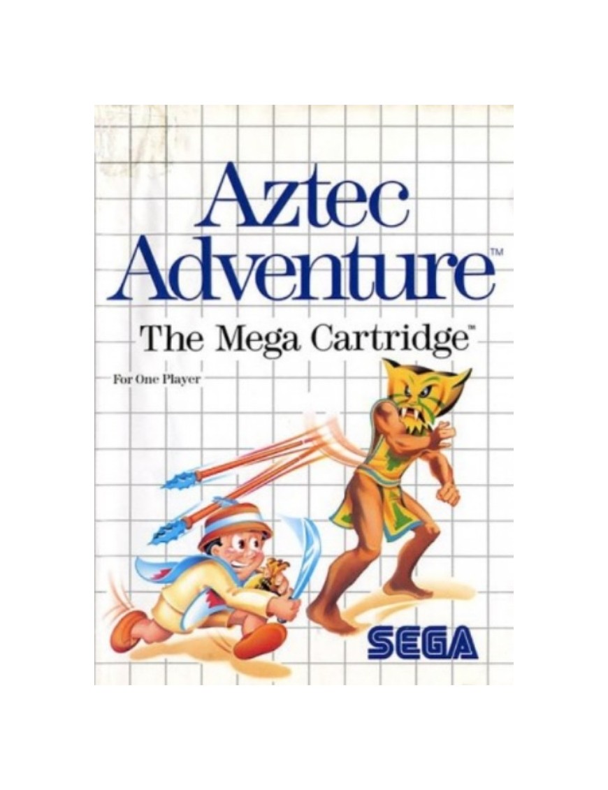 JEU MASTER SYSTEM  AZTEC ADVENTURE  - EN BOITE