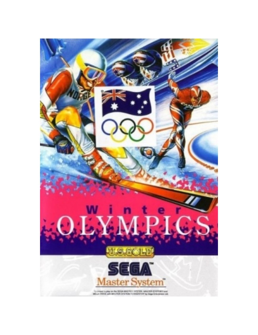 JEU MASTER SYSTEM WINTER OLYMPICS - COMPLET