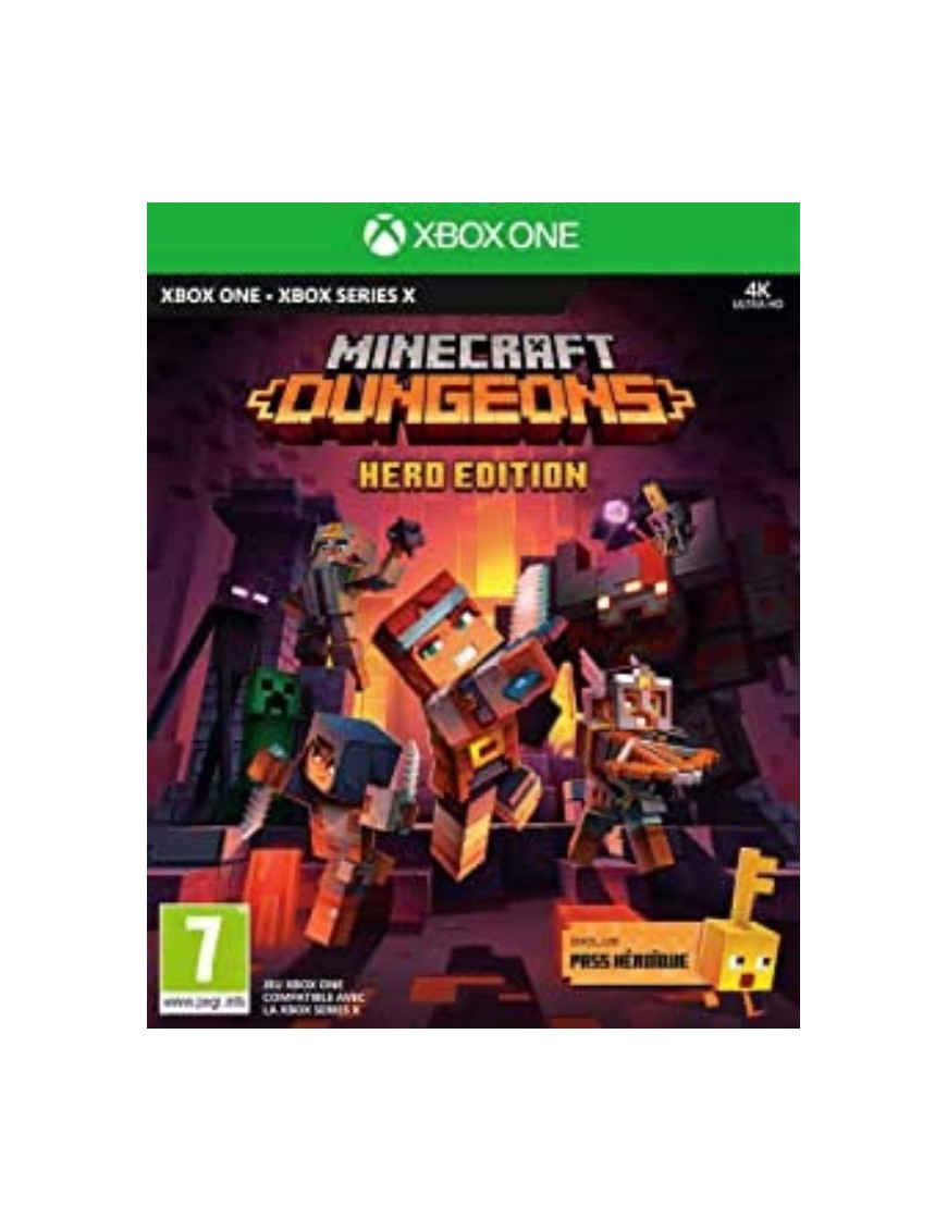 JEU XBOX ONE MINECRAFT DUNGEONS : HERO EDITION