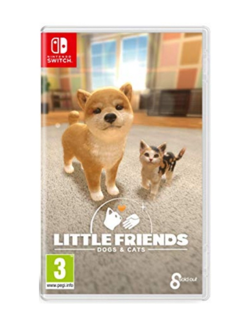 JEU SWITCH LITTLE FRIENDS : DOGS AND CATS - SANS BOITE 