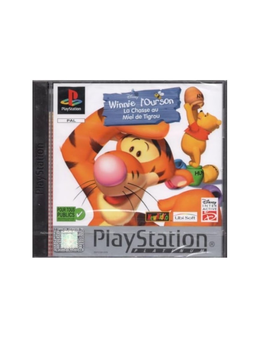 JEU PS1 WINNIE L'OURSON : LA CHASSE AU MIEL DE TIGROU 