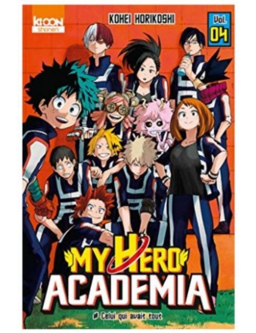 MANGA MY HERO ACADEMIA - TOME 4 - CELUI QUI AVAIT TOUT