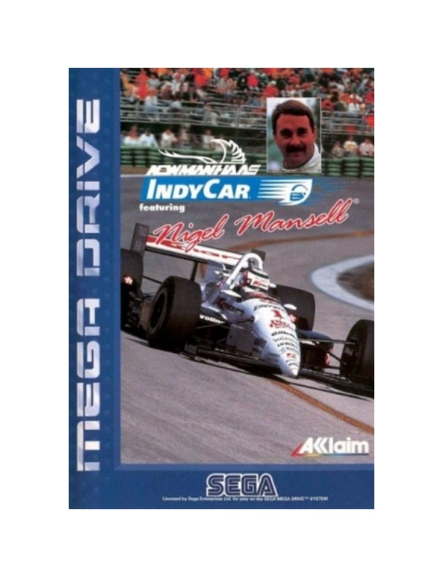 JEU MEGADRIVE INDY CAR FEATURING NIGEL MANSELL