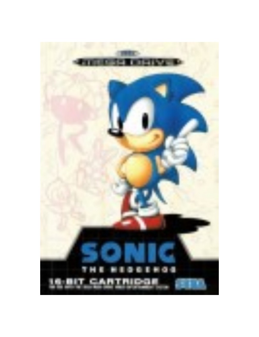 JEU MEGA DRIVE SONIC THE HEDGEHOG (EN BOITE)