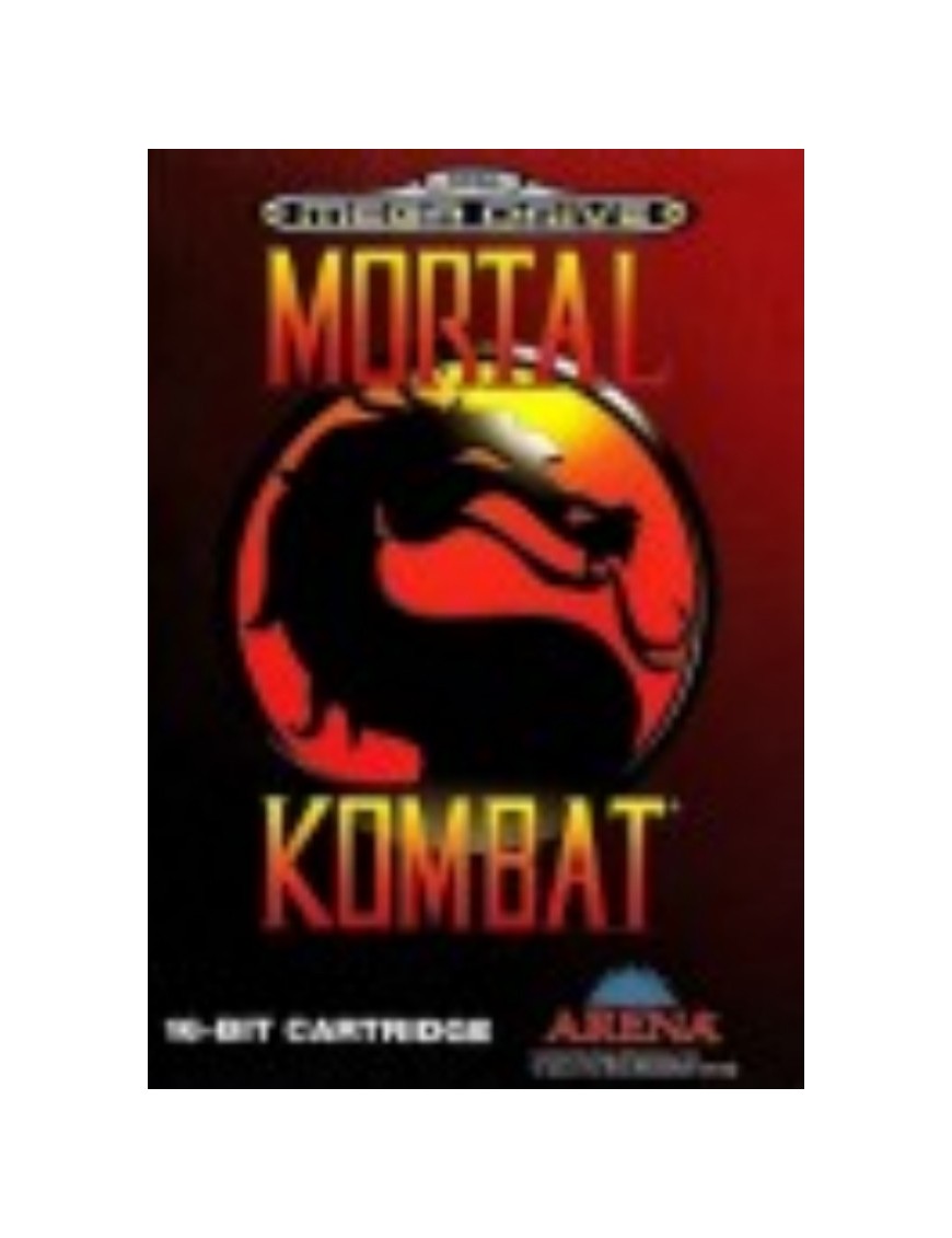 JEU MEGA DRIVE MORTAL KOMBAT 