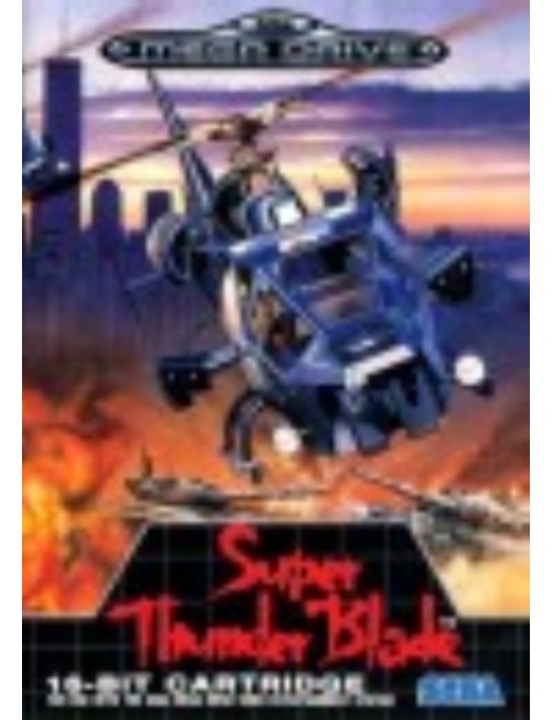 JEU MEGA DRIVE SUPER THUNDER BLADE 