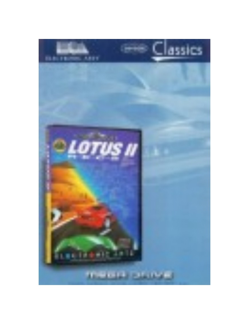JEU MEGA DRIVE LOTUS 