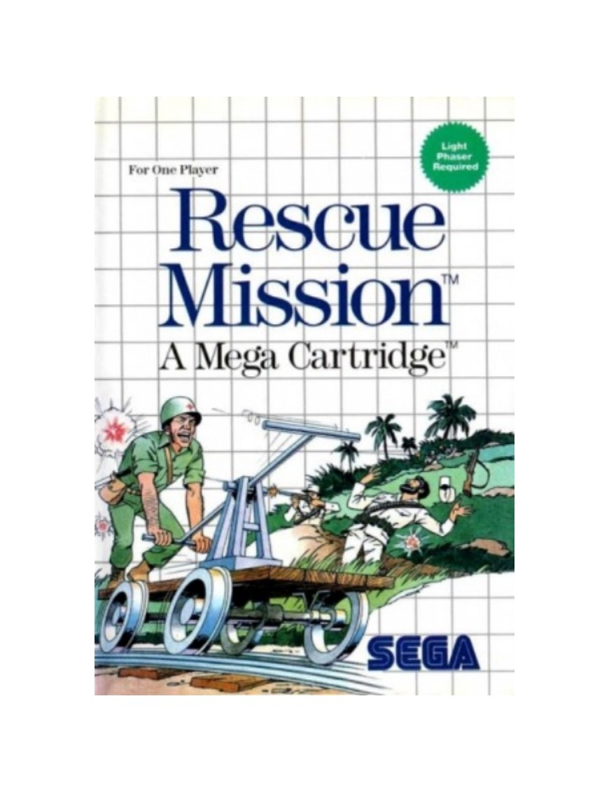 JEU MASTER SYSTEM RESCUE MISSION - EN BOITE