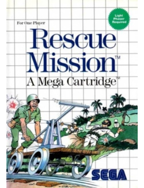 JEU MASTER SYSTEM RESCUE MISSION - EN BOITE