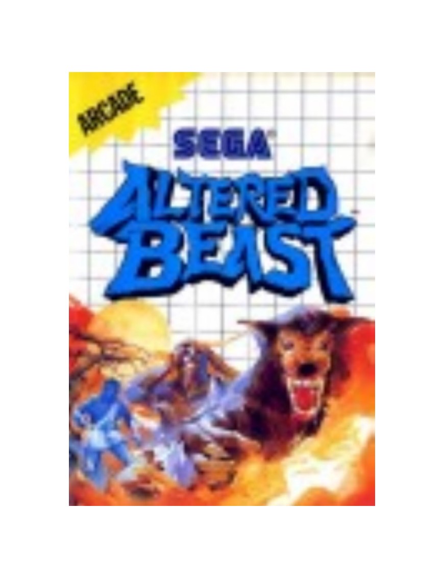 JEU MASTER SYSTEM ALTERED BEAST 