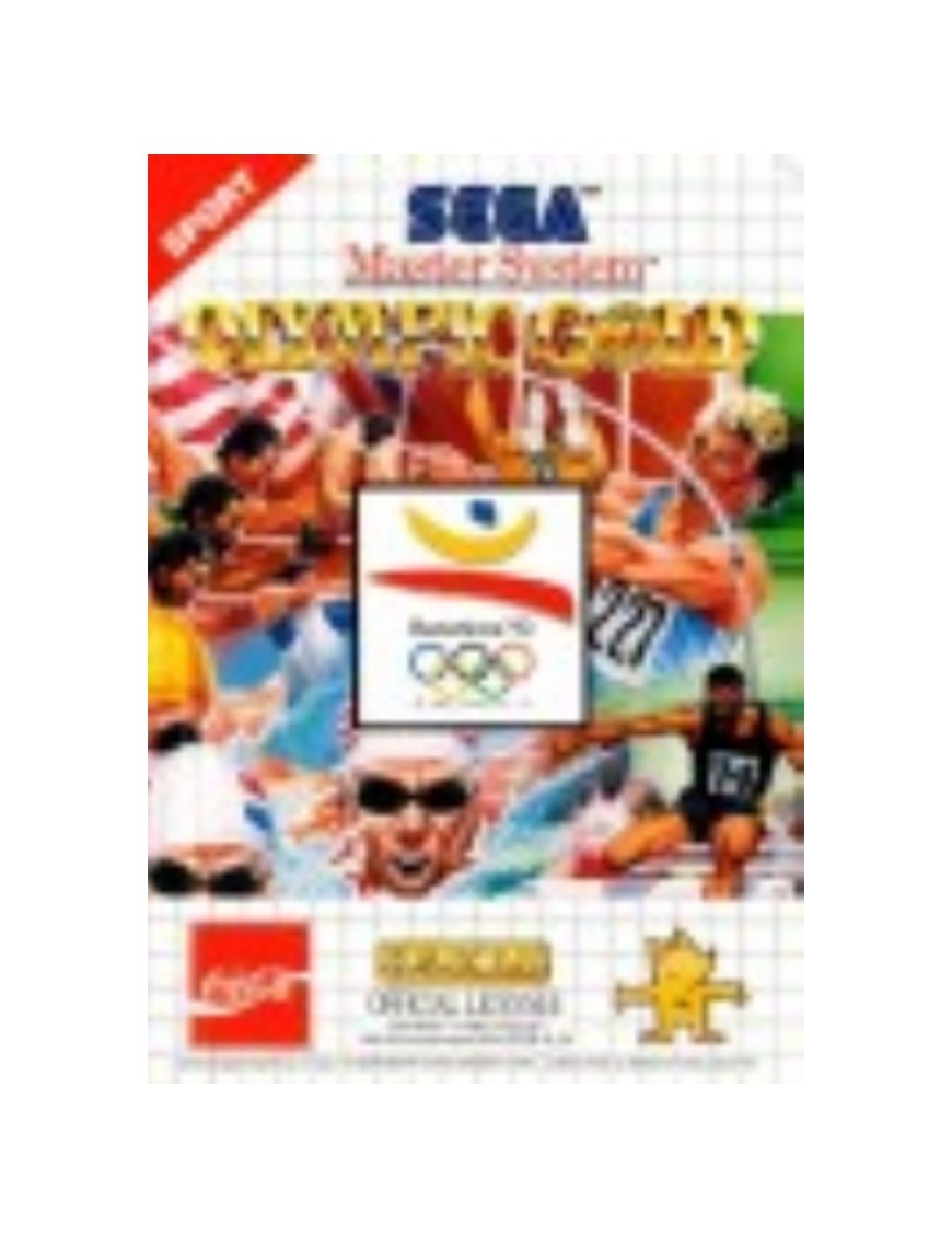 JEU MASTER SYSTEM OLYMPIC GOLD 