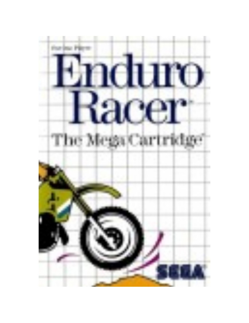 JEU MASTER SYSTEM ENDURO RACER 