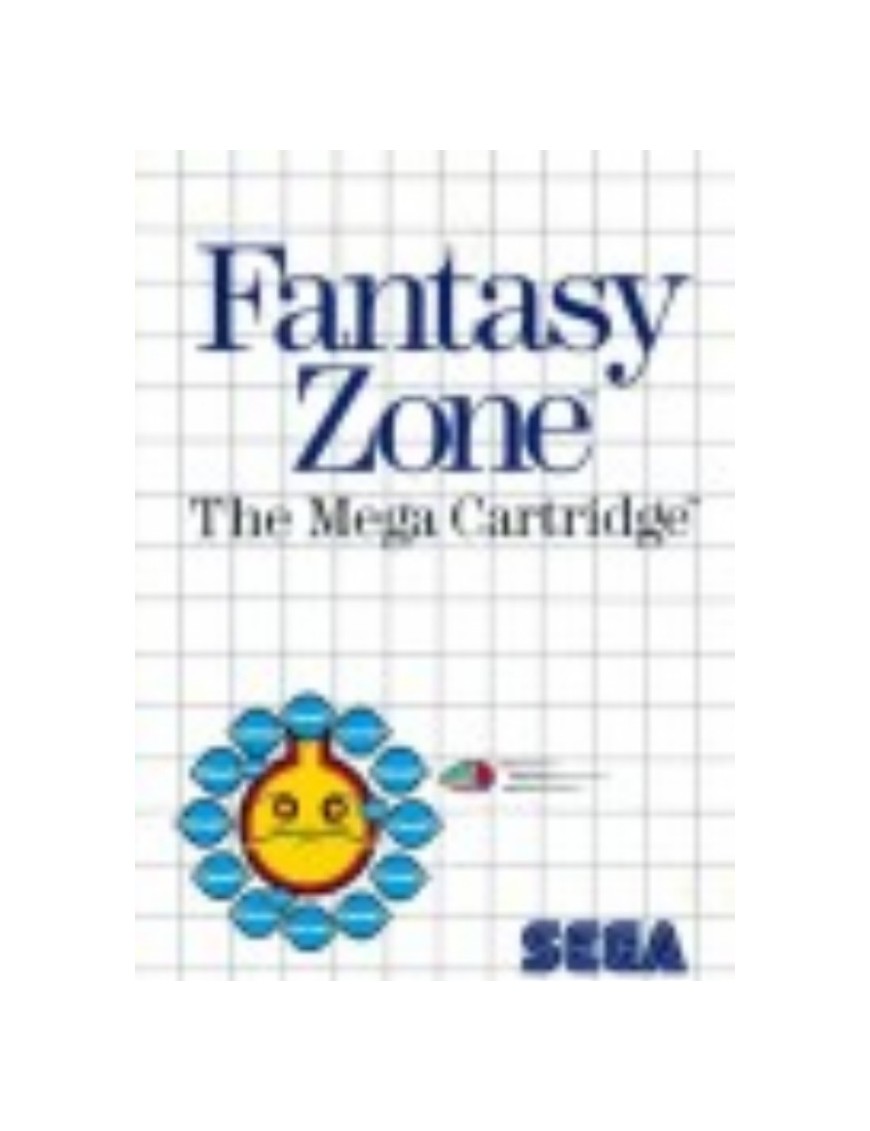 JEU MASTER SYSTEM FANTASY ZONE 