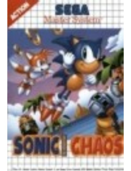 JEU MASTER SYSTEM SONIC THE HEDGEHOG CHAOS