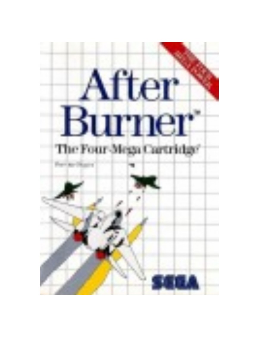 JEU MASTER SYSTEM AFTER BURNER 