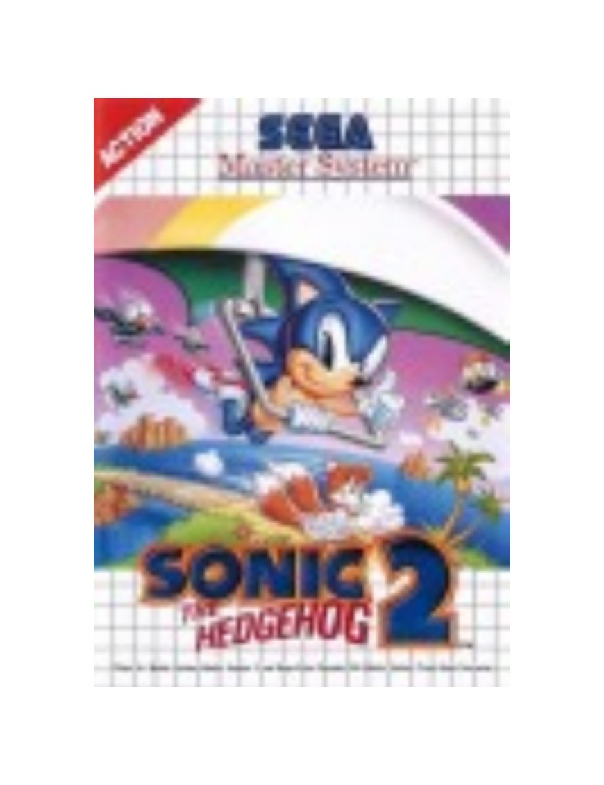 JEU MASTER SYSTEM SONIC THE HEDGEHOG 2