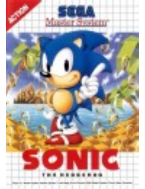 JEU MASTER SYSTEM SONIC THE HEDGEHOG 