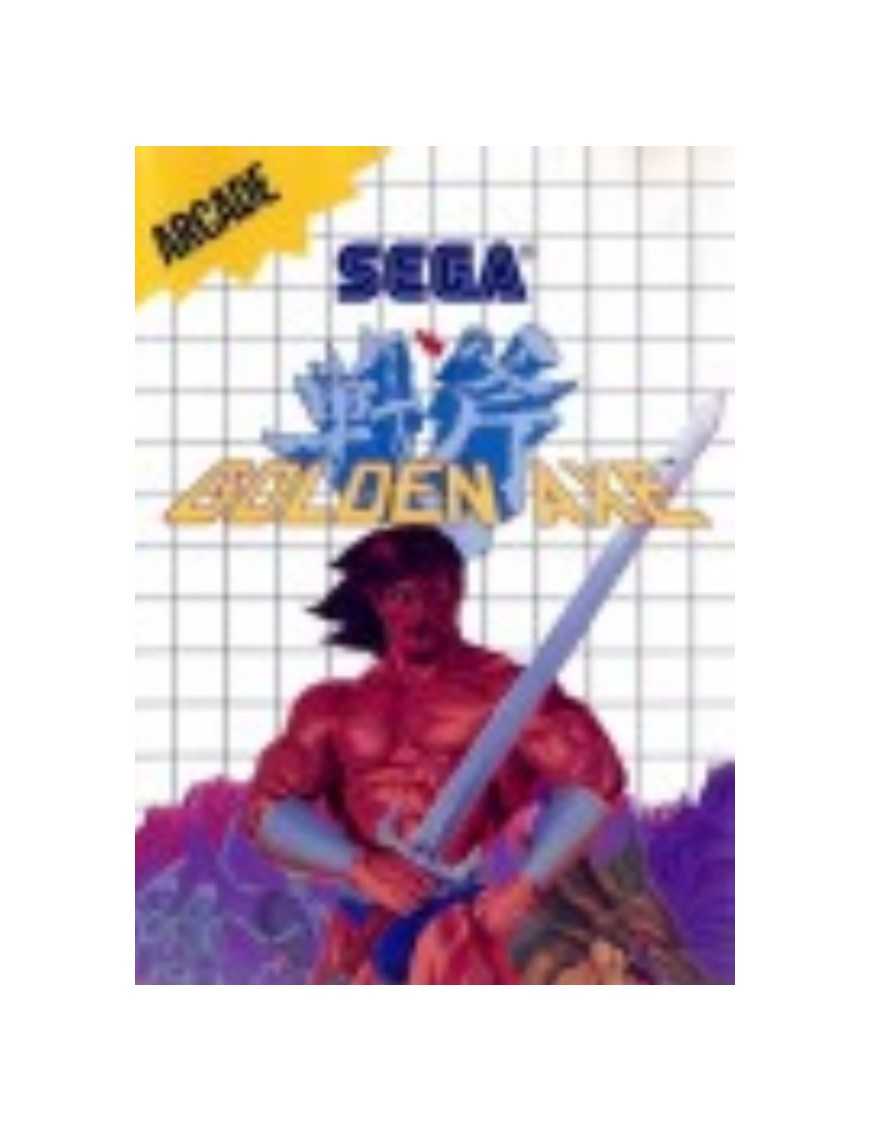JEU MASTER SYSTEM GOLDEN AXE 