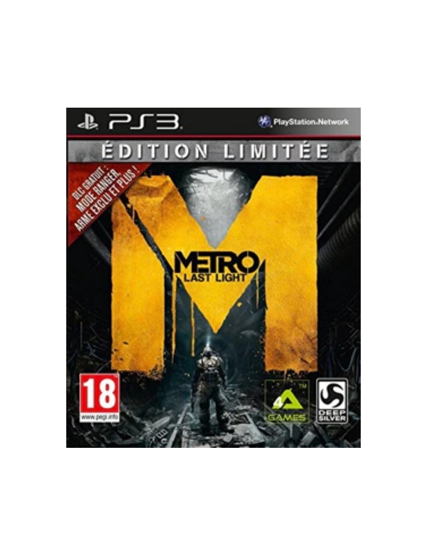 JEU PS3 METRO LAST LIGHT
