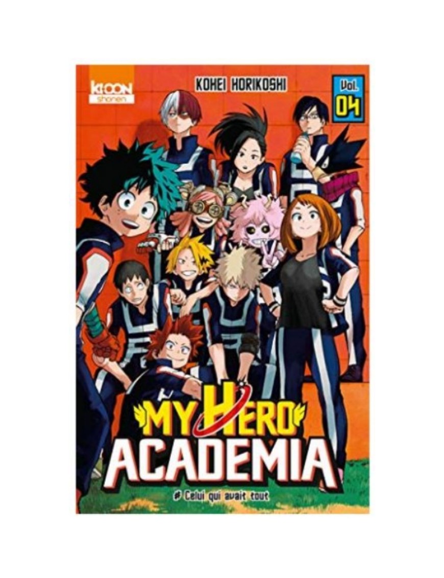MANGA MY HERO ACADEMIA - TOME 4 - CELUI QUI AVAIT TOUT