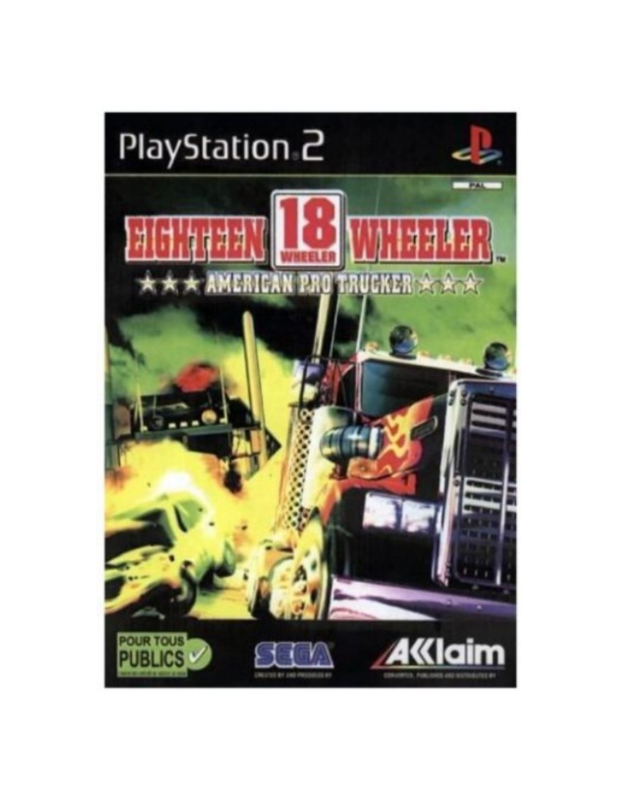 JEU PS2 18 WHEELER
