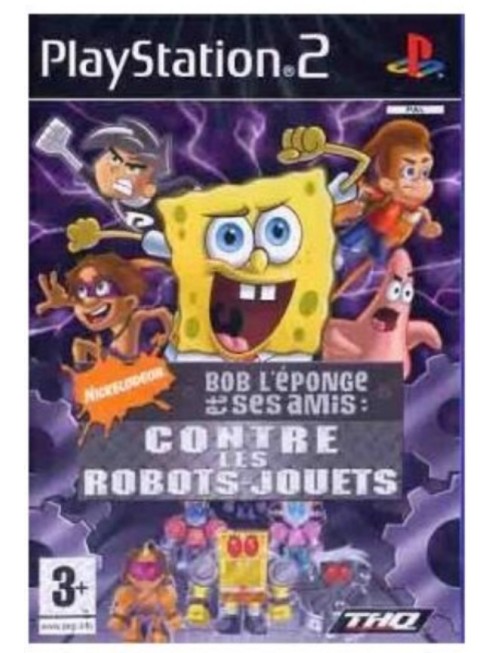 JEU PS2 BOB L'EPONGE ET SES AMIS CONTRE LES ROBOTS-JOUETS