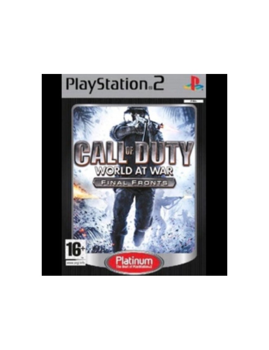 JEU PS2 CALL OF DUTY WORLD AT WAR PLATINUM