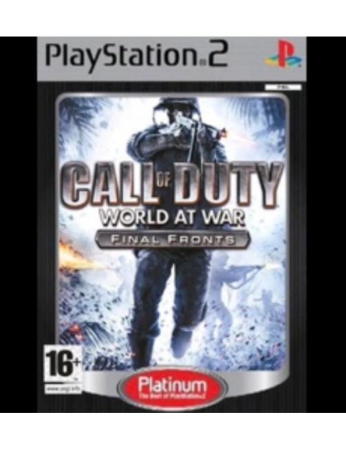 JEU PS2 CALL OF DUTY WORLD AT WAR PLATINUM