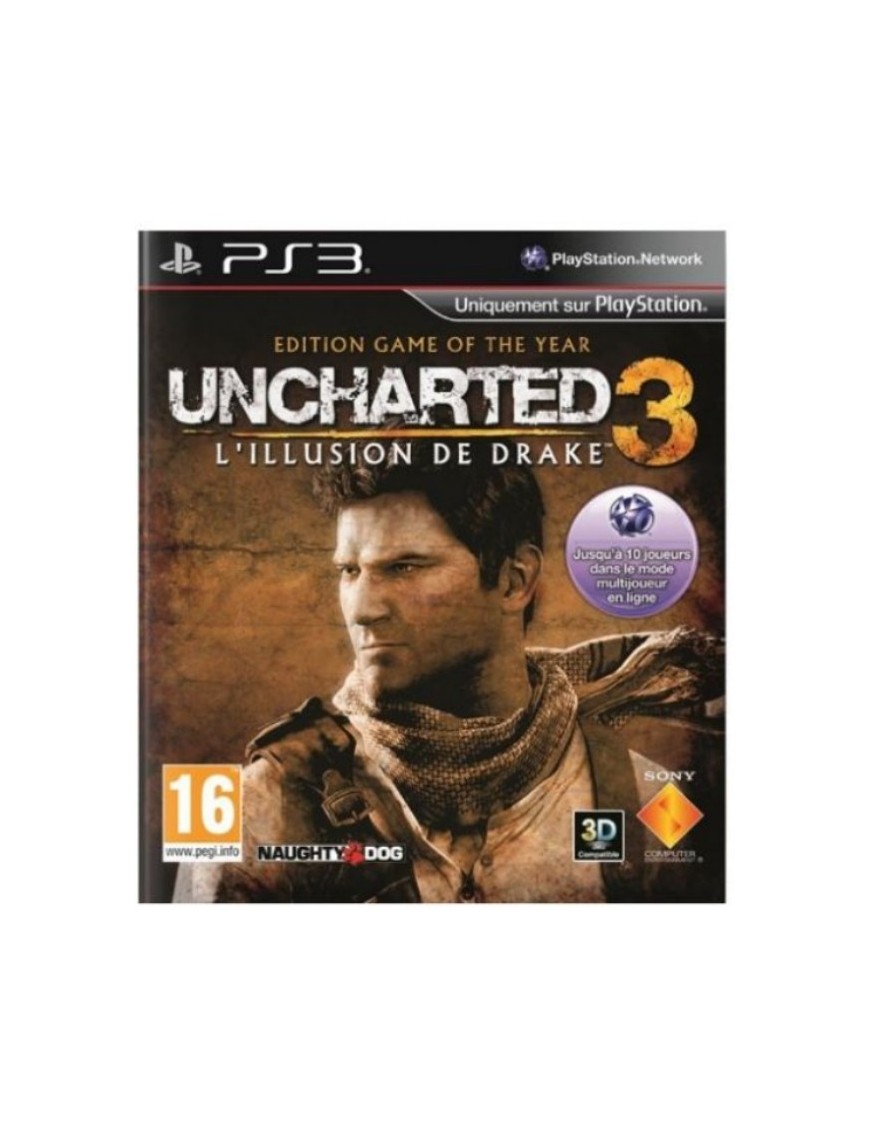 JEU PS3 UNCHARTED 3 - L'ILLUSION DE DRAKE 