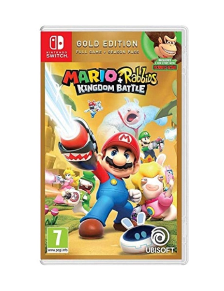 JEU SWITCH MARIO + RABBIDS KINGDOM BATTLE - GOLD EDITION