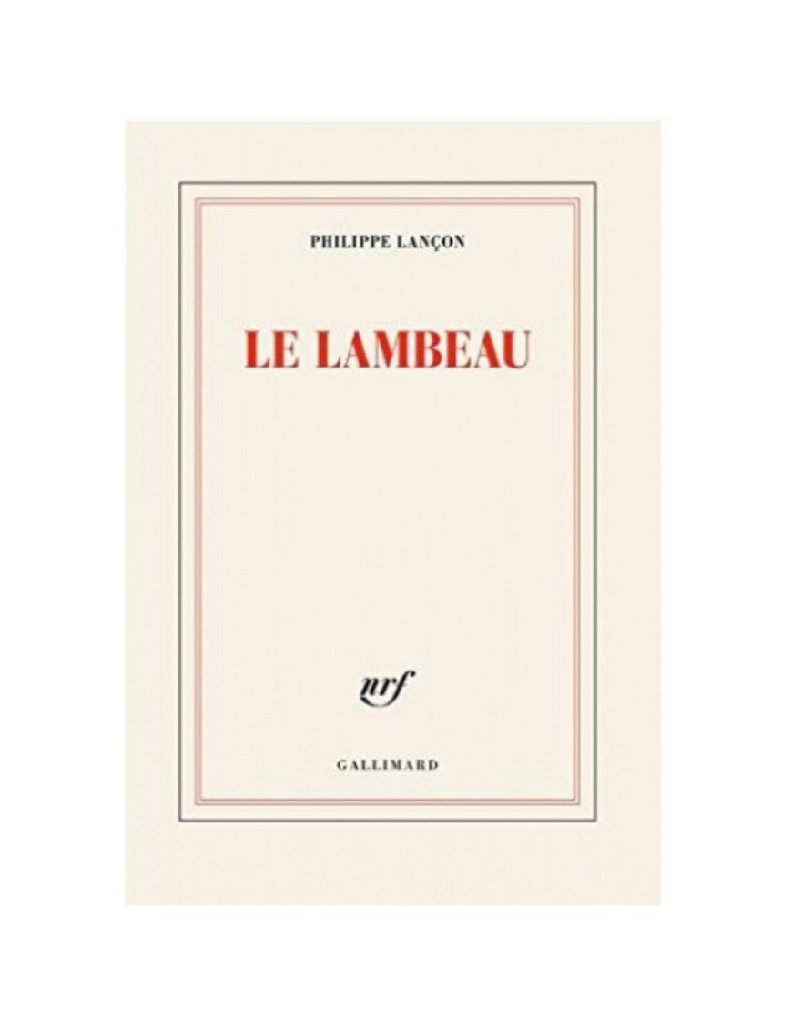 LIVRE LE LAMBEAU - PHILIPPE LANCON