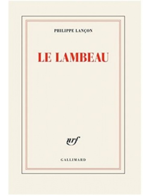 LIVRE LE LAMBEAU - PHILIPPE LANCON