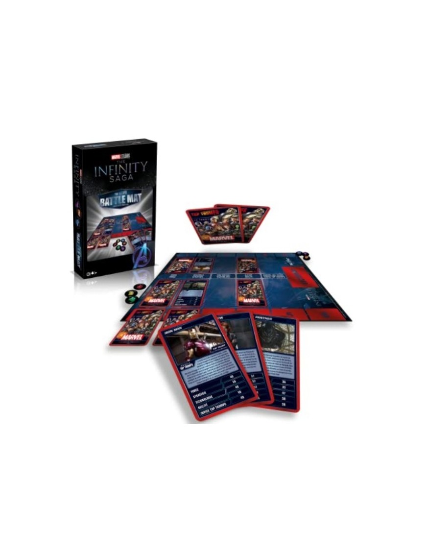 JEU DE SOCIETE MARVEL THE INFINITY SAGA : TOP TRUMPS BATTLE MAT 