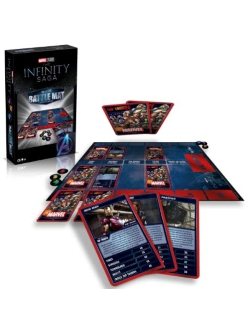 JEU DE SOCIETE MARVEL THE INFINITY SAGA : TOP TRUMPS BATTLE MAT 