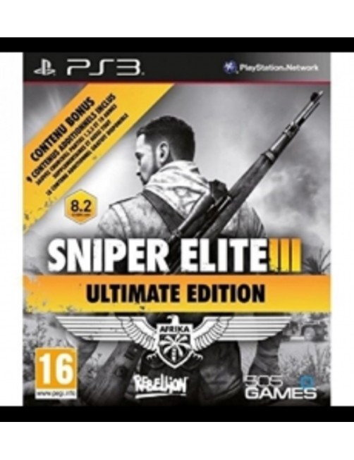 JEU PS3 SNIPER ELITE 3