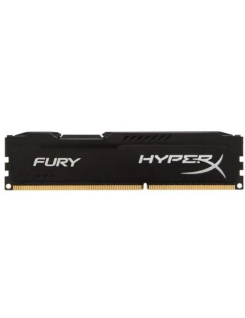BARRETTE MEMOIRE VIVE 8GO HYPERX FURY BLACK DDR3 8GO, 1600MHZ CL10 240-PIN DIMM - HX316C10FB/8