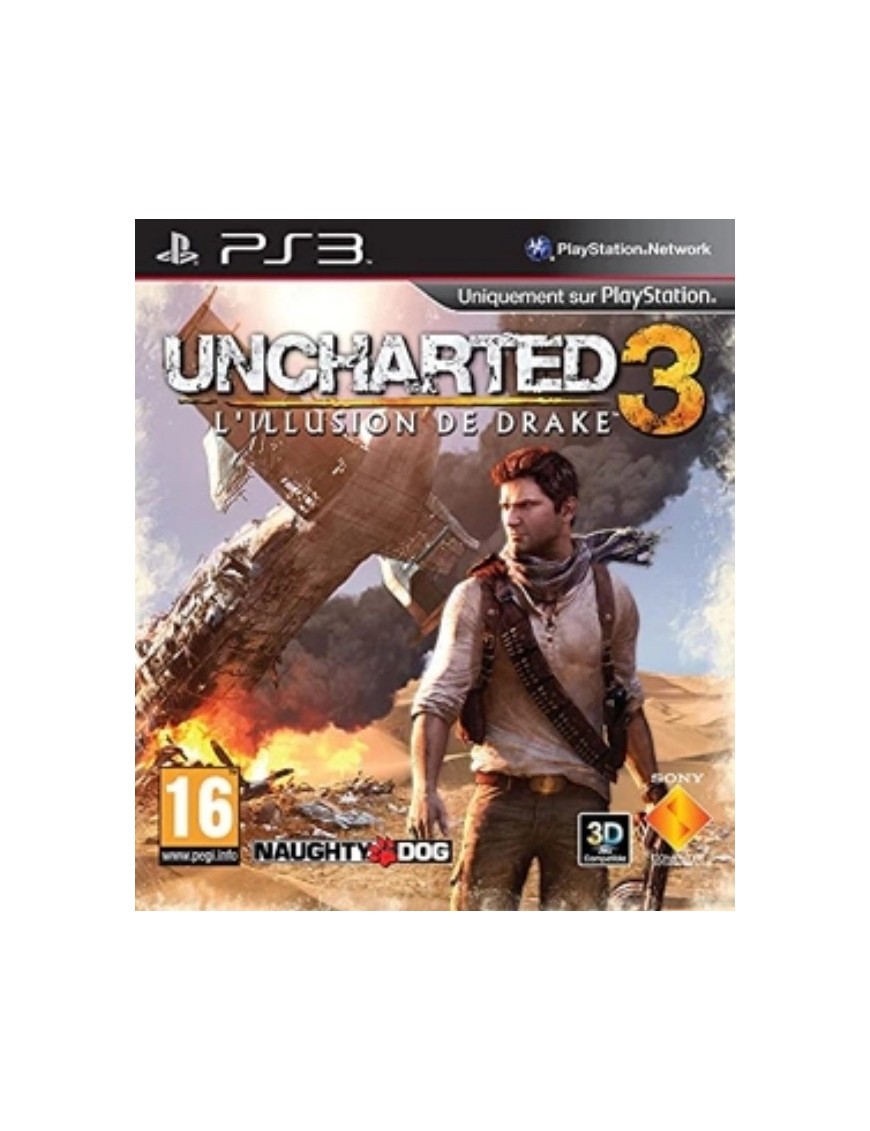 JEU PS3 UNCHARTED 3 L'ILLUSION DE DRAKE