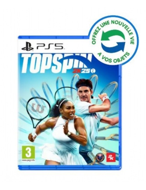 JEU PS5 TOP SPIN 2K25