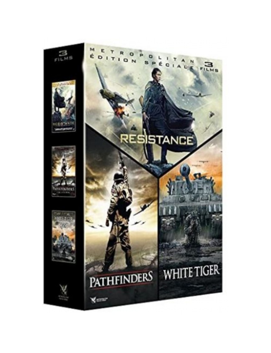DVD RESISTANCE + PATHFINDERS - VERS LA VICTOIRE + WHITE TIGER
