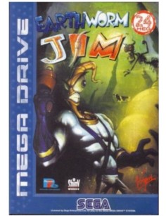 JEU MEGADRIVE EARTHWORM JIM MD
